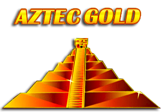 Логотип онлайн слота Золото Ацтеков.