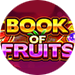 Логотип игрового автомата Book of fruits.