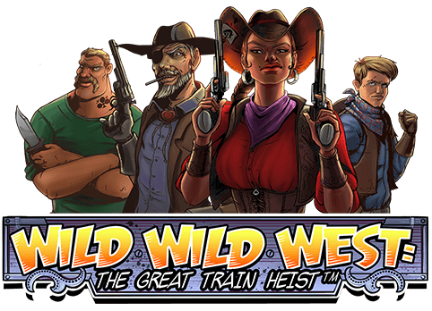 Логотип игрового автомата Дикий Дикий Запад.